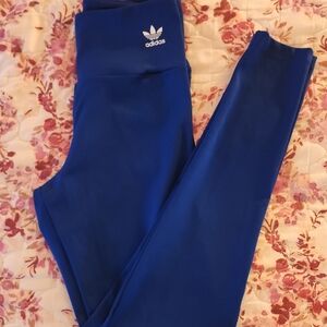 Adidas Royal Blue High-Waisted Leggings
